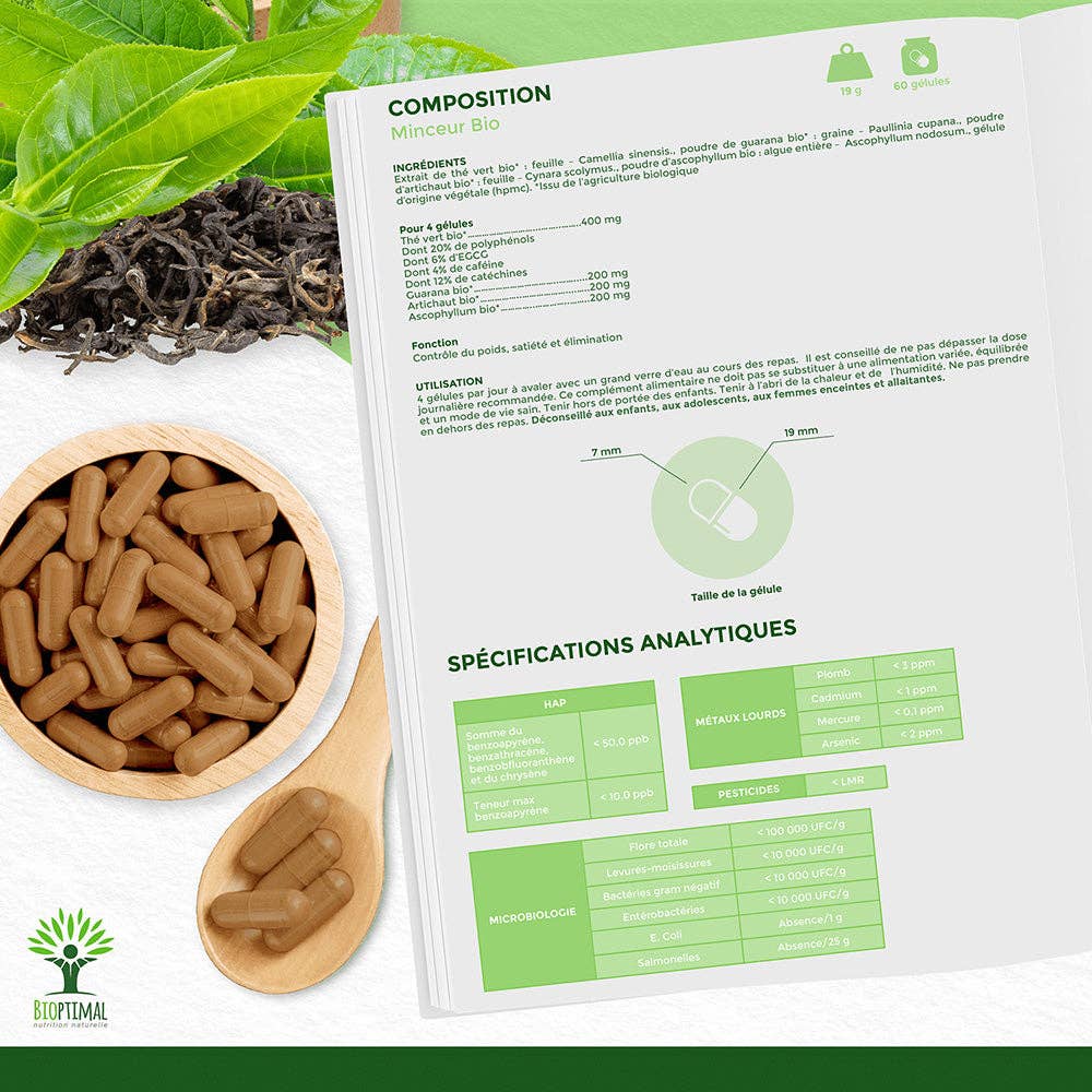 Minceur bio gélules -  Bioptimal