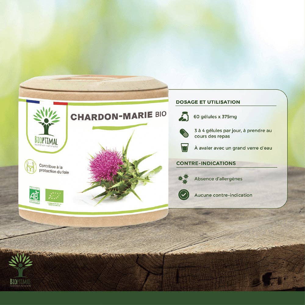 Chardon-Marie bio gélules - Bioptimal