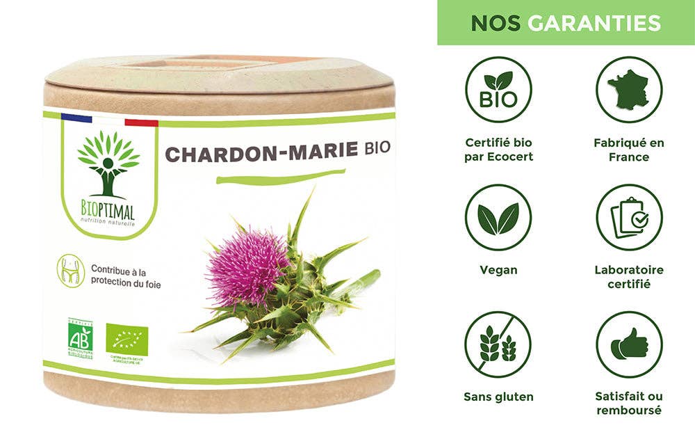 Chardon-Marie bio gélules - Bioptimal