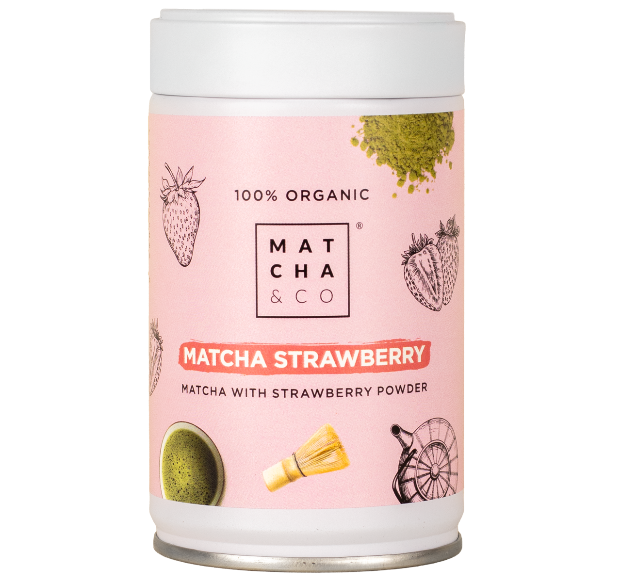Matcha & CO - NOUVEAU ! Matcha biologique à la fraise