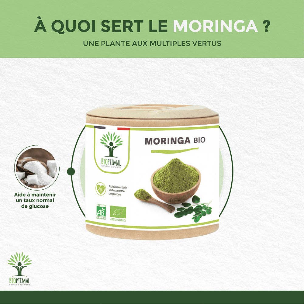 Bioptimal - Moringa bio gélules -  Bioptimal