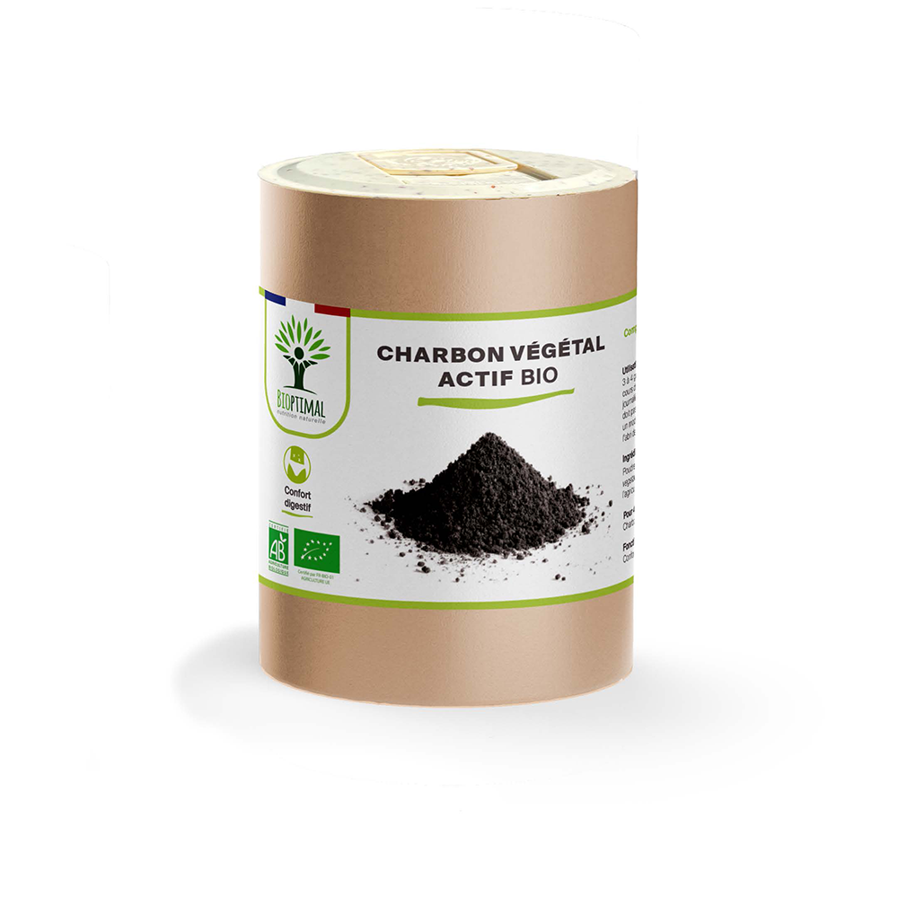 Bioptimal - Charbon bio gélules - Bioptimal