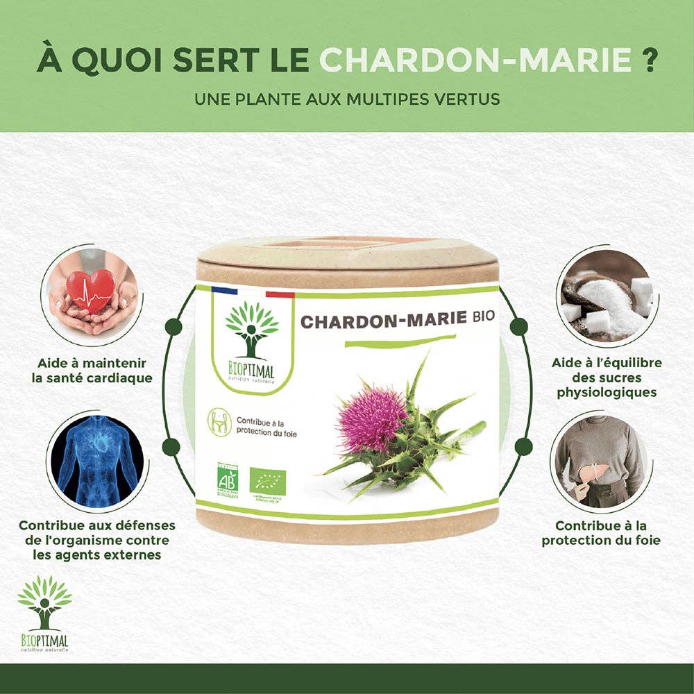 Chardon-Marie bio gélules - Bioptimal