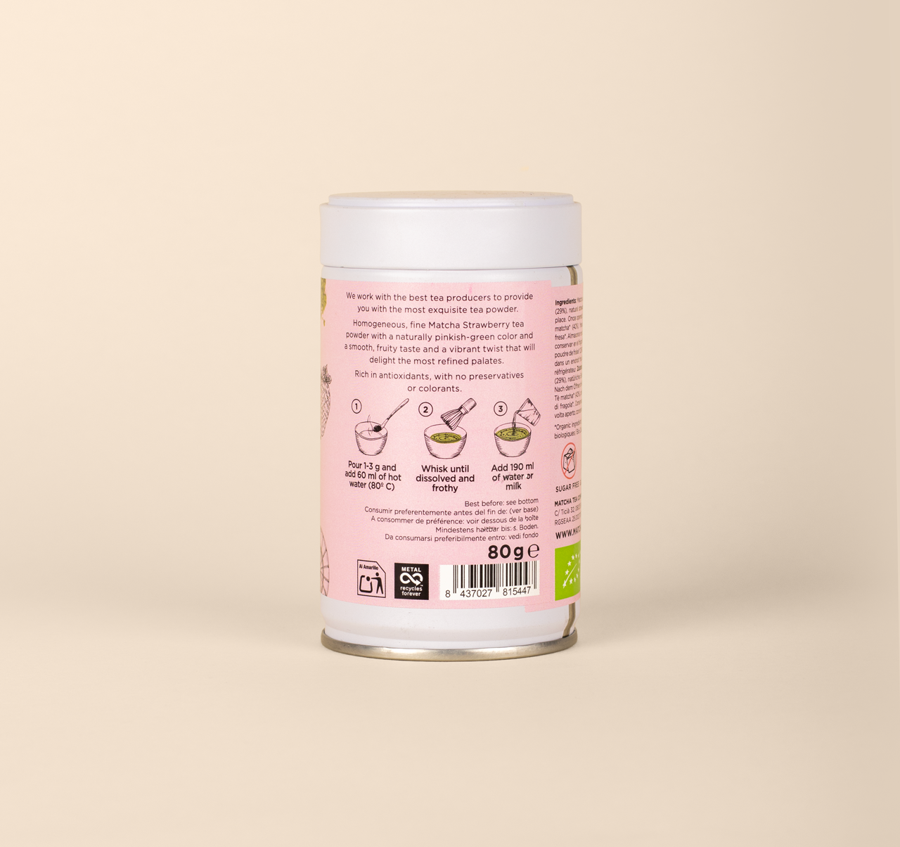 Matcha & CO - NOUVEAU ! Matcha biologique à la fraise