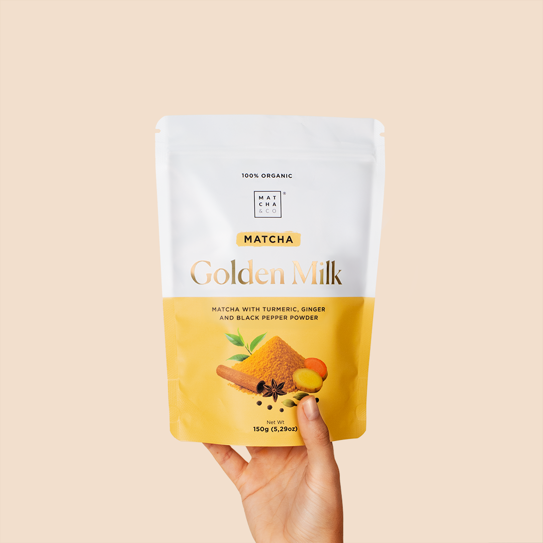 Matcha & CO - Lait doré au matcha