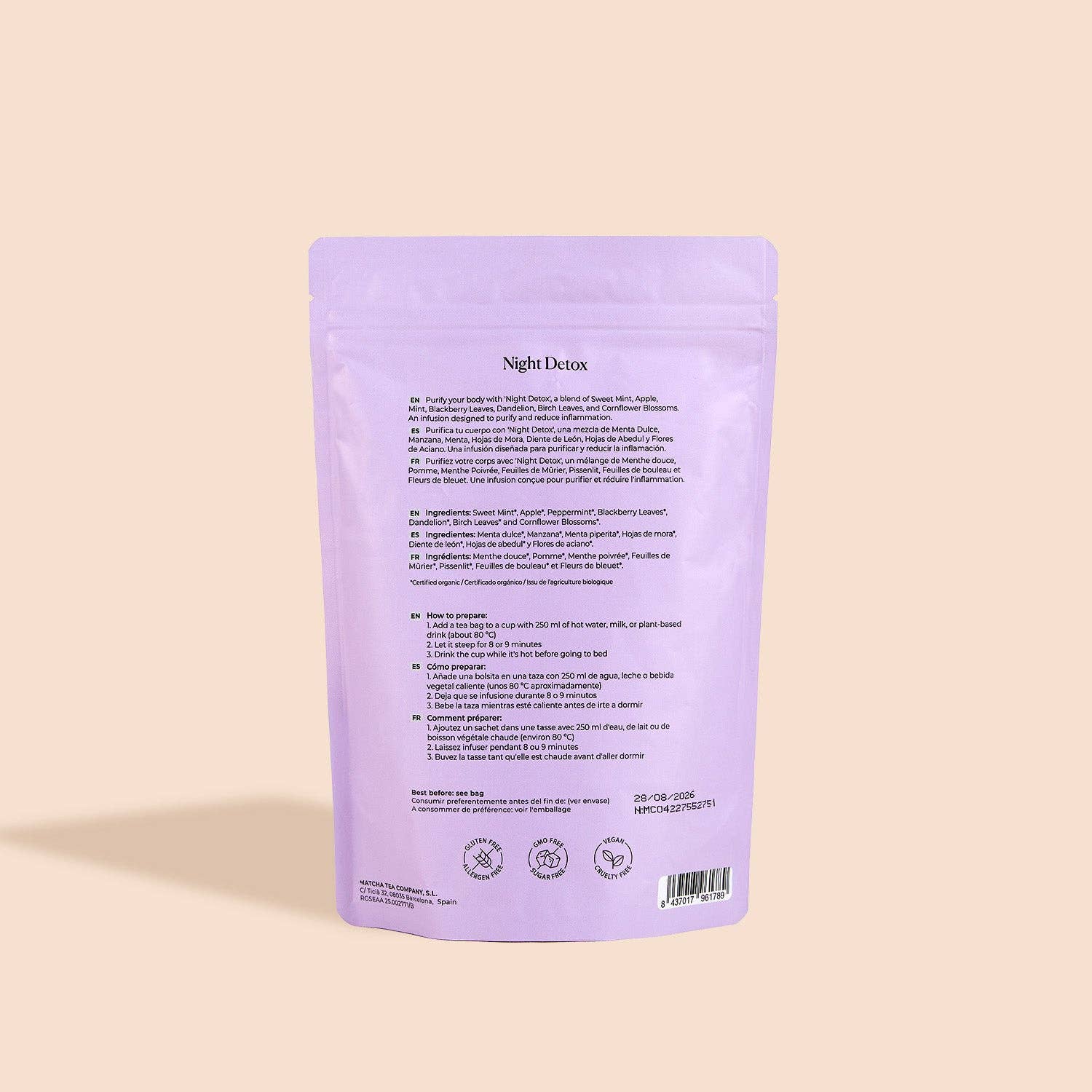 Matcha & CO - Détox de nuit