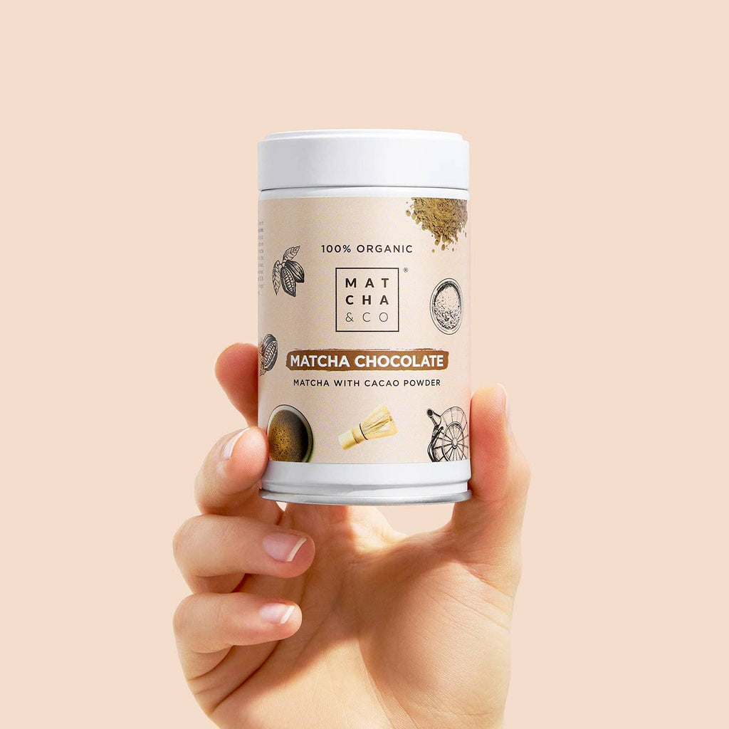 Chocolat matcha biologique - 80 g